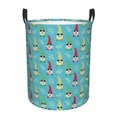 thumbnail image 1 of Fotbe Gnomes Holding Fruits Cesto de Ropa con Asas, Cesto Impermeable de Gran Capacidad, Bolsa de Lavado para Dormitorio, Cesto de Ropa con Ruedas y Asas-Medium, 1 of 6
