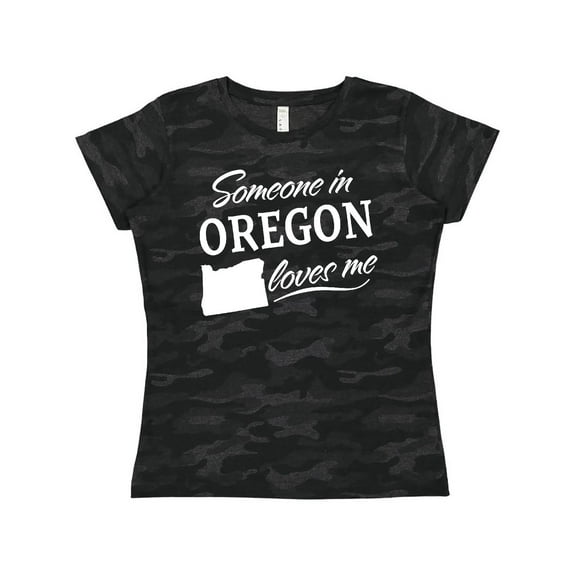 Inktastic Someone in Oregon Loves Me Women's T-Shirt