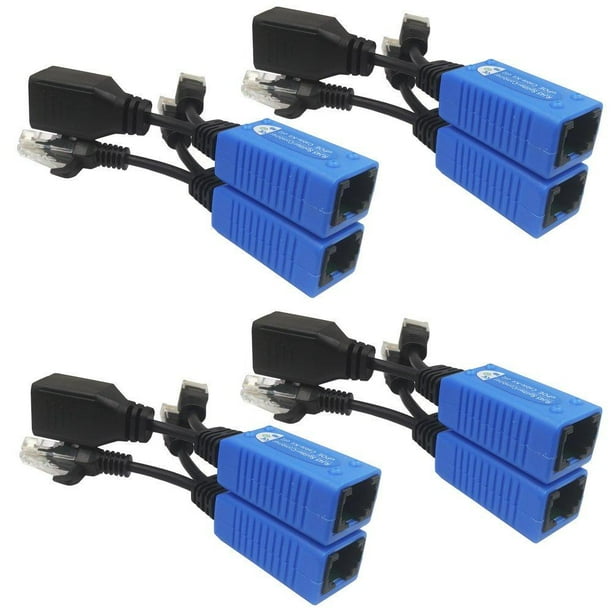 AimHD 4 Pair RJ45 Cable Combiner/Splitter Sharing Kit, 2in1