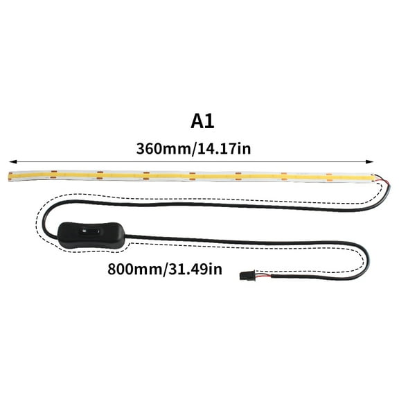 Led Light Strip For Bambu Lab A1/A1 MINI Super bright Led Ra95 Fill Light 24V LED For Bambu Lab 3D Printer Accessory