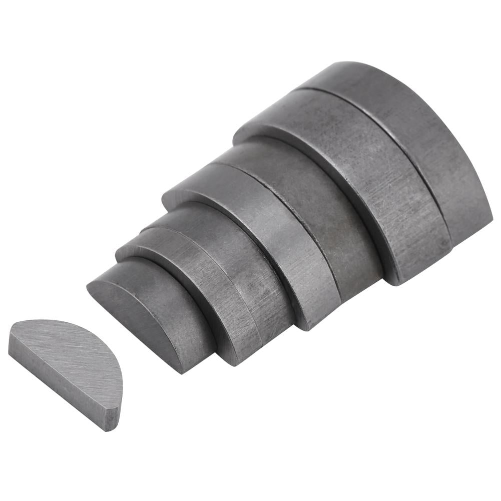 Mgaxyff Woodruff Key Box,80pcs Metal Woodruff Keys Assortment Kit Set