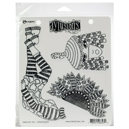 UPC: 0789541063230 | Dyan Reaveley s Dylusions Cling Stamp Collections 8.5 X7 -Sunshine Girl