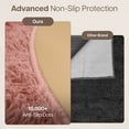 thumbnail image 5 of Moonlight20015 Area Rug 4x4ft non-slip Soft Fluffy Shaggy for Living Room Bedroom Décor Pink, 5 of 7