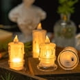 thumbnail image 3 of Vela LED de cristal con luz para cumpleaños, boda, fiesta, té, decoración del hogar (B), 3 of 9