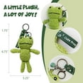 thumbnail image 2 of Wrapables Cute Plush Keychain Pendant Charm for Bag, Frog, 2 of 6