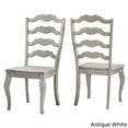 thumbnail image 2 of Weston Home Farmhouse Dining Chair with French Ladder Back (Set of 2), 2 of 5