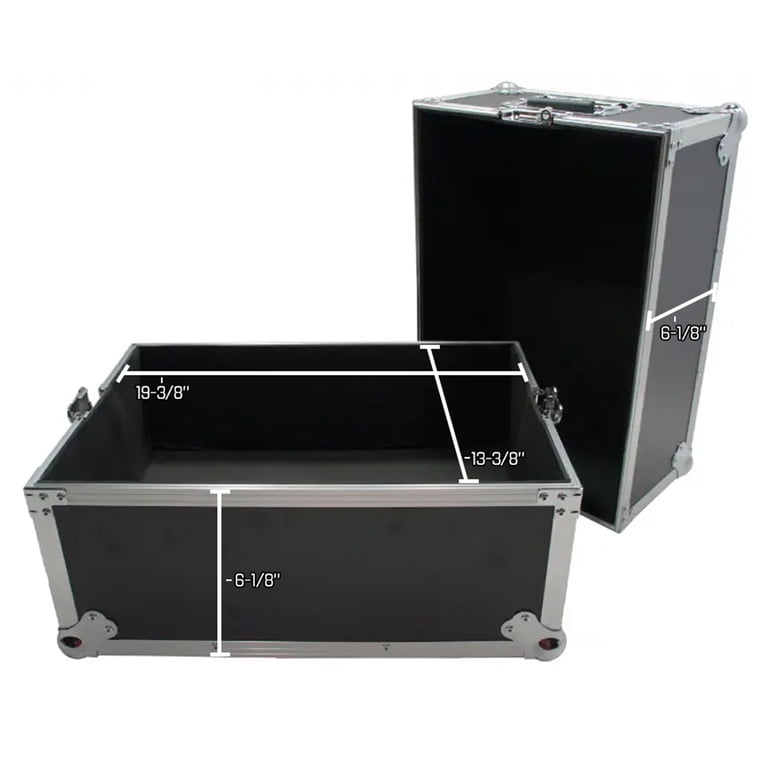 Harmony Case HCLPHWE Rolling Flight Case Wheels & Handle 100 LP