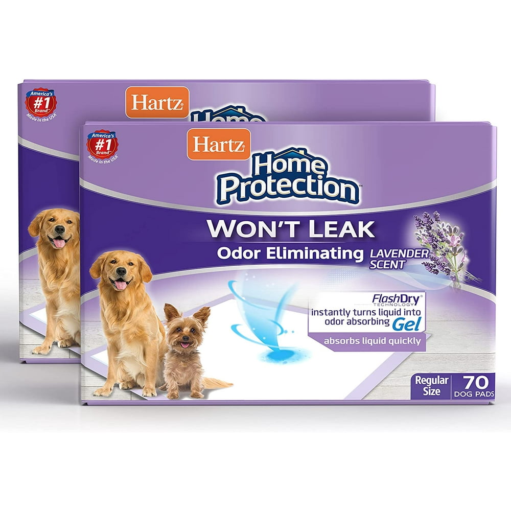 Hartz Home Protection Odor Eliminating Scented Dog Pads, Super