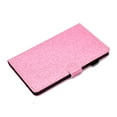 thumbnail image 4 of Dteck Case for Samsung Galaxy Tab A7 Lite 8.7-inch SM-T220 T225 (2021),Magnetic Bling Glitter Card Holder Wallet Case PU Leather Kickstand Hybrid Rubber Folio Protective Cover,Pink, 4 of 7
