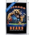 thumbnail image 3 of NFL Chicago Bears - End Zone 17 Wall Poster, 22.375" x 34", Framed, 3 of 6