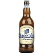 Hoegaarden Wheat Beer, 25.36 fl. oz. Bottle, 4.9% ABV