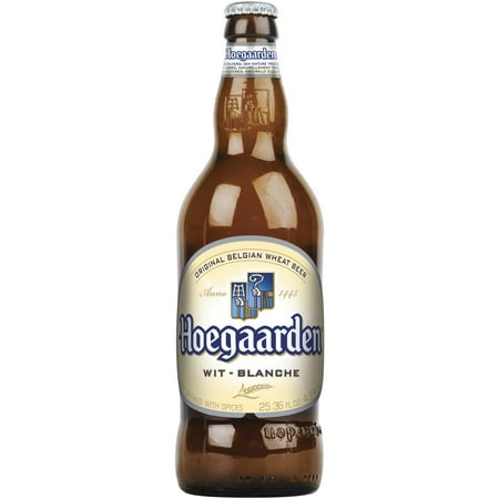 Hoegaarden Wheat Beer, 25.36 fl. oz. Bottle, 4.9% ABV