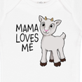 thumbnail image 4 of Inktastic Mama Loves Me- cute goat Boys or Girls Baby Bodysuit, 4 of 5