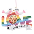 thumbnail image 4 of Maxora personalized ornament LGBT Photo Frame Pink, 4 of 6