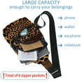 thumbnail image 5 of ERJLKXP Fashion Leopard Print Small Mens Women Crossbody Chest Bag, Travel Over Shoulder Sling Bag Backpack Men Side Bag,Daypack, 5 of 6