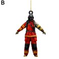 thumbnail image 1 of Firefighter Ornament Christmas Tree Car Rearview Mirror n.1 Hanging Acrylic R1N2, 1 of 9