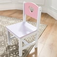 thumbnail image 2 of KidKraft Heart Table & Chair Set, 2 of 8