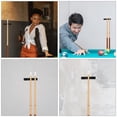 thumbnail image 4 of OUNONA 2Pcs Plastic Wall Cue Rack Black Pool Stick Holder Space Saving Multi Slot Organizer, 4 of 8