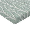 thumbnail image 4 of Ambesonne Trees Fitted Sheet, Winter Forest Woods Pattern, Twin Size, Coconut and Almond Green, 4 of 5