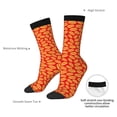 thumbnail image 6 of Honeii A Big Hot Dog Print Adult Socks,Crew Socks,Casual Calf Socks,Daily Wear Socks for Men & Women, Perfect for Sports, Casual and Everyday Use, 6 of 6