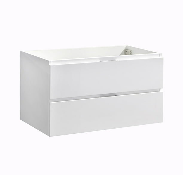 Fresca Fcb8336 Valencia 36 Single Wall Mounted Floating Vanity Cabinet Only White Com Floating Vanity Cabinet Only, 36 Floating Vanity Cabinet Only