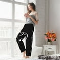thumbnail image 5 of Salouo French Bulldog Print Women's Pajama Pants Casual Loose Sweatpants PJs Flowy Pants Drawstring Palazzo for Women Wide Leg Pants Lounge Pajama -X-Large, 5 of 8