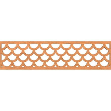 

Ekena Millwork 47 W x 12 H x 1/4 T Hudson Fretwork Moulding Cherry