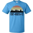 thumbnail image 3 of Inktastic Fort Worth Texas Skyline Retro T-Shirt, 3 of 5