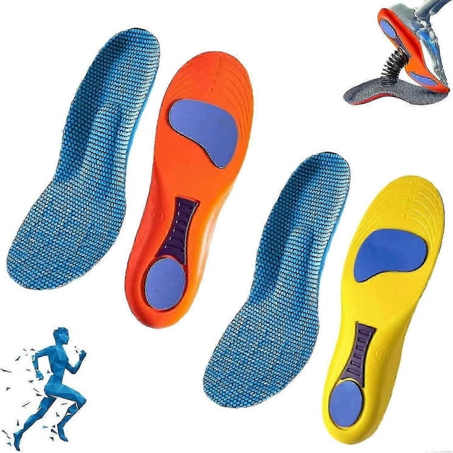 Plantillas ortopédicas para soporte de arco, plantillas cómodas para fascitis plantar, plantillas ortopédicas cómodas para calzado deportivo de trabajo - FPJ23