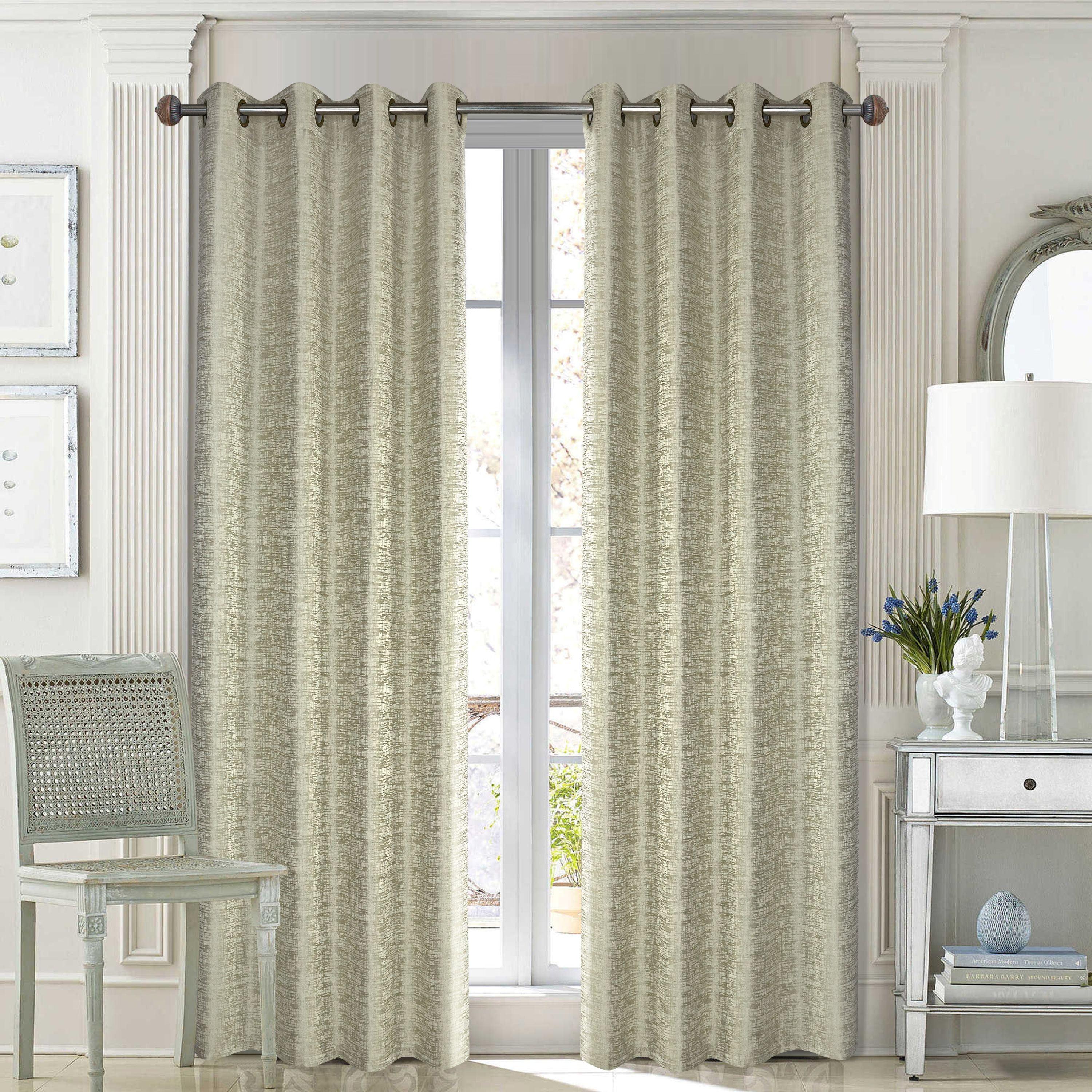 Sunclipse Metallic Curtain  Panel Available In Multiple 