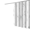 thumbnail image 1 of Cortina de ducha de baño de mármol,Cortina de ducha de tela gris y blanca con ganchos,Impresión 3D única,Accesorios decorativos de baño, 1 of 5