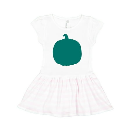 

Inktastic Allergy Awareness Teal Pumpkin Silhouette Gift Toddler Girl Dress