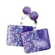 thumbnail image 2 of Cordón retráctil con forma de flores moradas para tarjetas de identificación de enfermera, tarjetas de trabajo, porta credencial, funda para tarjetas, bolsa para sujetar tarjetas, 2 of 5