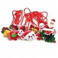 thumbnail image 2 of 1 Pack Baby Girl Cute Christmas Cartoon Style Elastic Hair Rope Tree Santa Claus CRed, 2 of 5