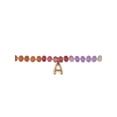 thumbnail image 2 of Time and Tru Goldtone Multicolored Bead Initial "A" Necklace, 2 of 6