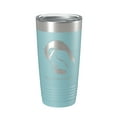 thumbnail image 1 of Horseshoe Porter & Mud Lakes Map Tumbler Travel Mug Insulated Laser Engraved Coffee Cup Arkansas 20 oz Light Blue, 1 of 1