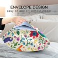 thumbnail image 4 of Yayeee Pillowcase Queen Size Set of 2 Satin Wrinkle Resistant Pillow Case, Purple Cartoon Animals, 4 of 8