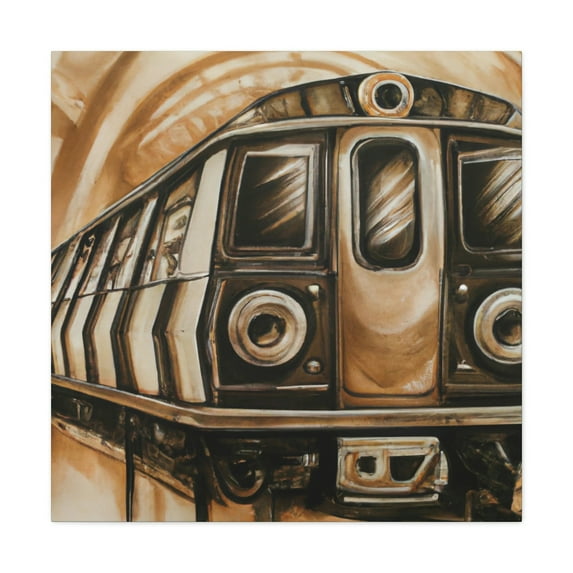 Subway Train Renaissance - Canvas