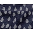 thumbnail image 4 of oneOone Viscose Jersey Fabric Leaves Block Printed Fabric 1 Yard 60 Inch Wide, 4 of 5
