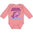 thumbnail image 3 of Inktastic Grandpa's Fishing Buddy (pink) Girls Long Sleeve Baby Bodysuit, 3 of 5