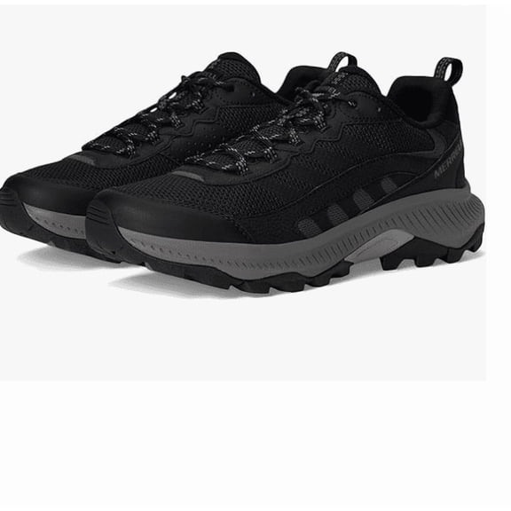Merrell Men's Athletic Trail Running Shoes, Black, Size 10