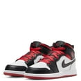 thumbnail image 3 of Little Kid's Jordan 1 Mid White/Gym Red-Black (DQ8424 106) - 11, 3 of 8