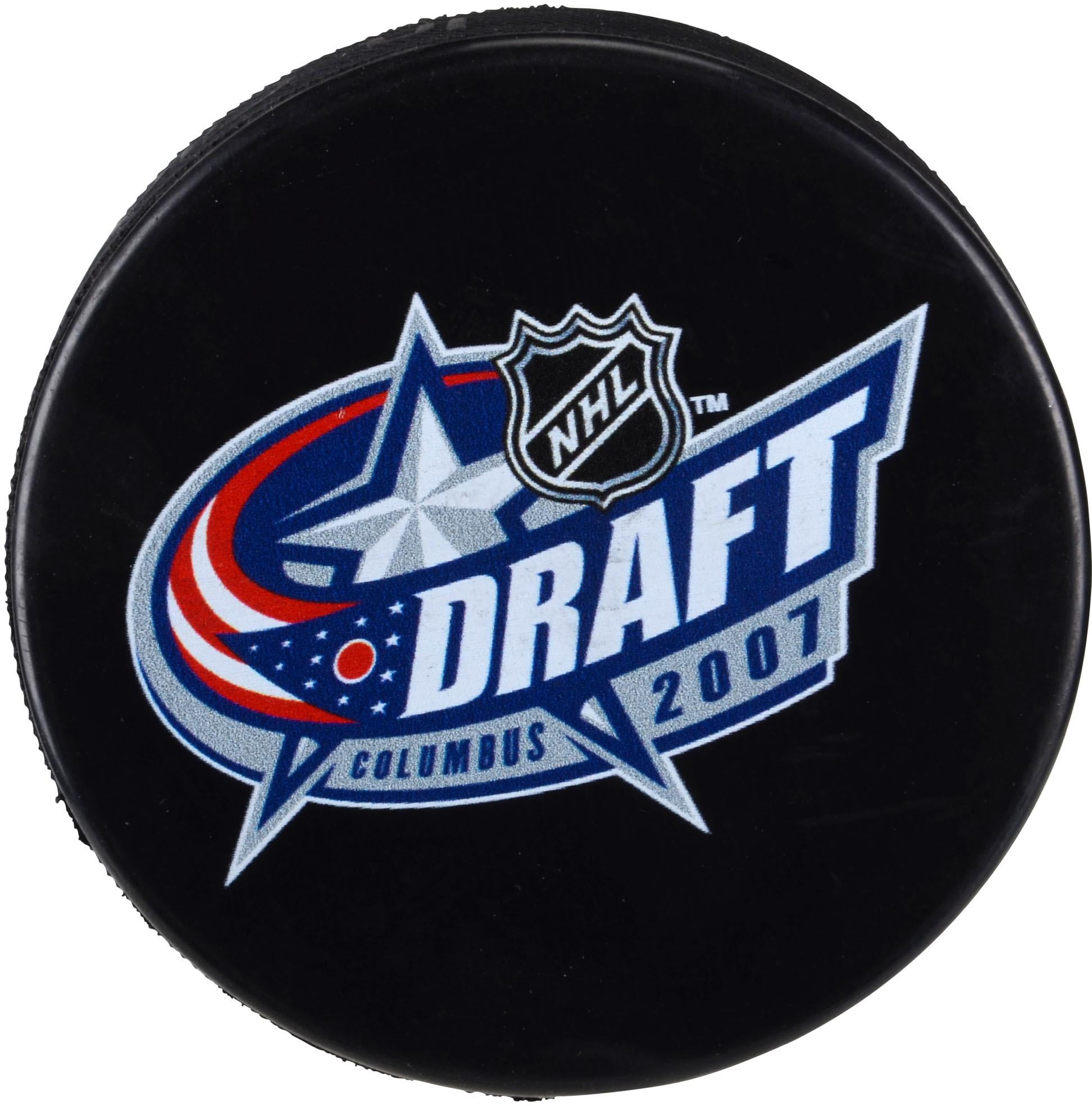 2007 NHL Draft Unsigned Draft Logo Hockey Puck