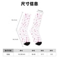 thumbnail image 3 of Wukai Chaussettes Mi-Mollet pour Sensibilisation au Cancer du Sein (4) Couleur Contrastée, Chaussettes Adultes Design Impression 3D, Chaussettes de Sport Haute Élasticité Respirantes, Adaptées pour Quotidien, Unisexe, 3 of 6