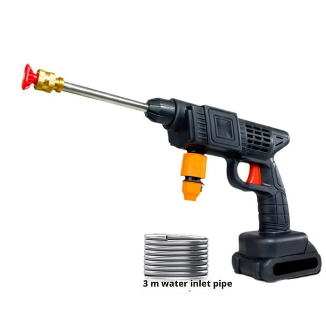 Lave-auto Électrique Portable - Acier Inoxydable, Noir, 39cm25cm7.5cm