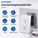 thumbnail image 3 of Enchufe eléctrico de pared ELEGRP 15 A 125 V, paquete de 10, 3 of 7