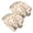 Christmas Reindeer Tree, variant on 2PCS Stretch Knit Skull Beanie, Hip-Hop Style, Unisex, Lightweight,Christmas Santa Disco Ball Peach Pattern