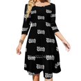 thumbnail image 1 of Vestido de bruja con escote cuadrado, nuevo vestido elegante de talla grande para mujer, vestido ceñido a la cintura, brujería, paganismo, satanismo, adoración al diablo, neopaganismo, 1 of 6