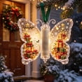 thumbnail image 7 of Christmas Cash Gift Butterfly Ornament, Money Holder for Rolled Bills, Hanging Christmas Tree Decoration, Festive Stocking Stuffer Keepsake for Holiday Gifting, 7 of 7