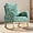 Fuzzy-green, variant on Aoiy & Wifon Rocking Chair Nursery with Side Pocket, High Backrest Rocking Chair, Comfy Glider Rocking Chair, Boucle, Green
